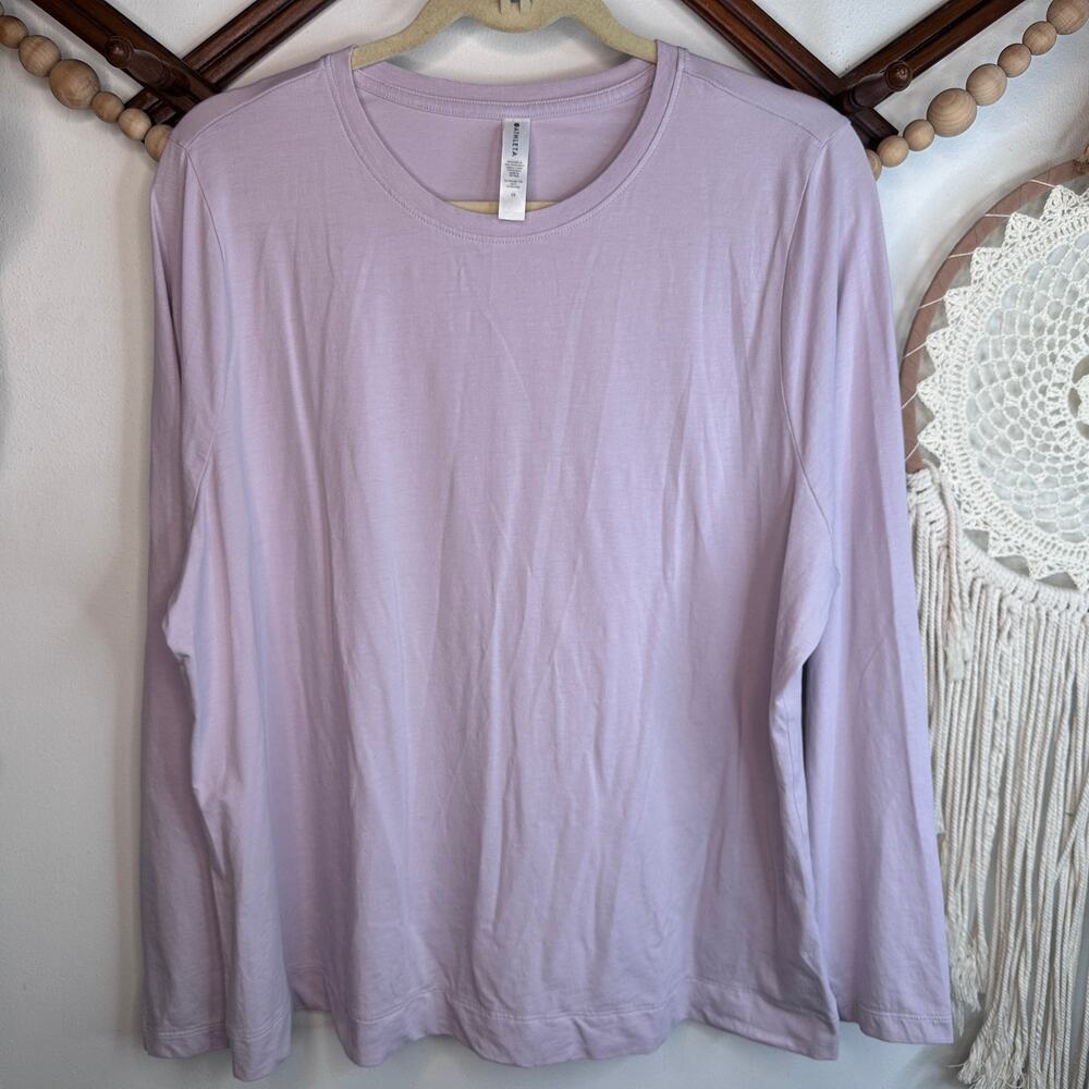Athleta Uptempo Lavender Long Sleeve Top